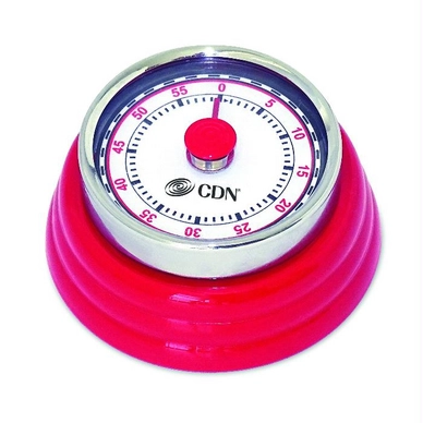 Küchenuhr CDN Retro Rot