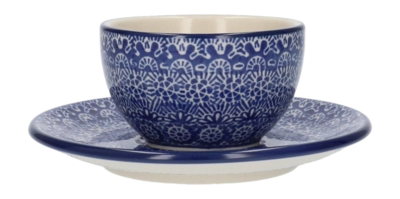 Tasse und Untertasse Bunzlau Castle Lace (170 ml)