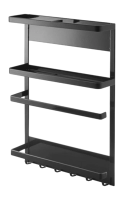 Magnetisches Küchenregal Yamazaki Tower Black