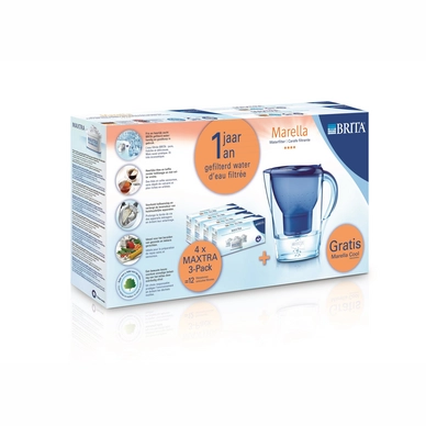 Wasserfilter BRITA Marella Blau Starterpaket