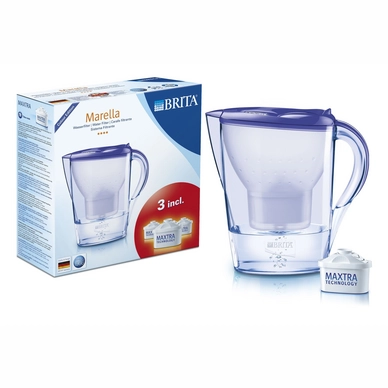 Wasserfilter BRITA Marella Cool Lavendel Lila Promopaket