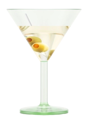 Martiniglas Bodum Oktett Kunststoff Pistache 180 ml (Set von 4 Stück)