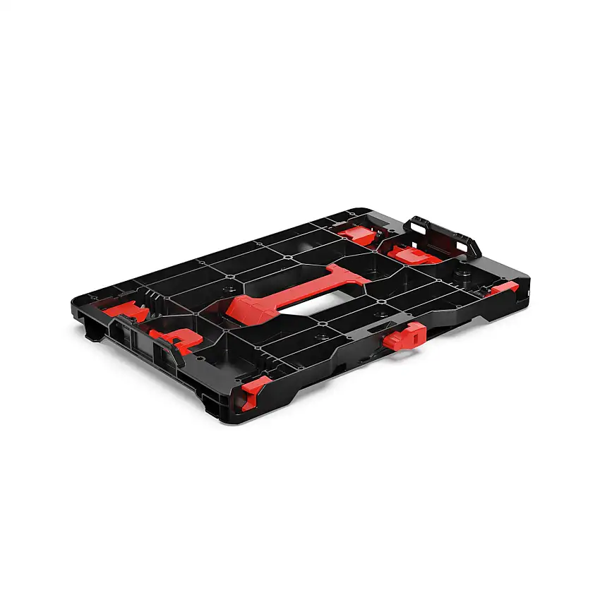 Adapterplatte für MetaBox | HxBxT 5,5x34x43,5cm | um mit Systemen anderer Hersteller zu koppeln | Kunststoff | Schwarz