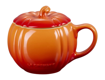 Tasse Le Creuset Kürbis mit Deckel Orangerot 400 ml