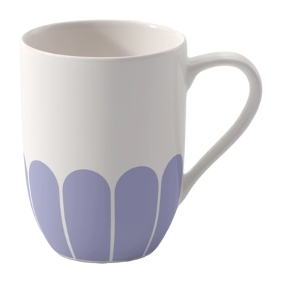 Tasse Villeroy & Boch Fleur White / Purple 290ml (6er-Set)