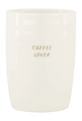 Tasse Zusss Coffee Lover Weiß / Gold 290 ml