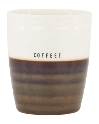 Tasse Zusss Kaffee Weiß / Braun 280 ml