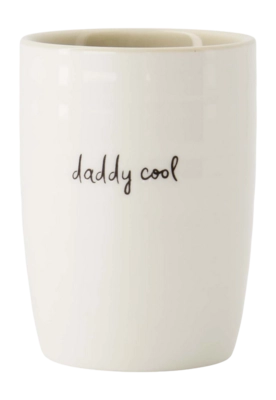 Tasse Zusss Daddy Cool Weiß / Sand / Schwarz 290 ml