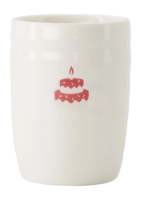 Tasse Zusss Taart Weiß / Rosa 270 ml
