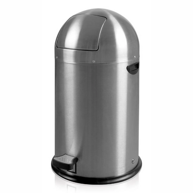 Treteimer EKO Kickcan Silber Matt Edelstahl 33L