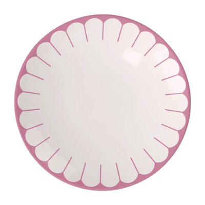 Frühstücks-/Dessertteller Villeroy & Boch Fleur White / Cassis Ø21cm (6er-Set)