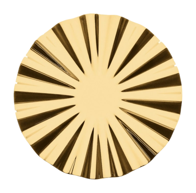 Untersetzer Sambonet Kyma Mirror PVD Gold 12 cm