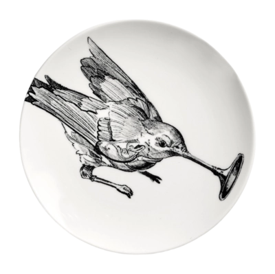 Frühstücksteller Serax Hummingbird Unity White 12 cm