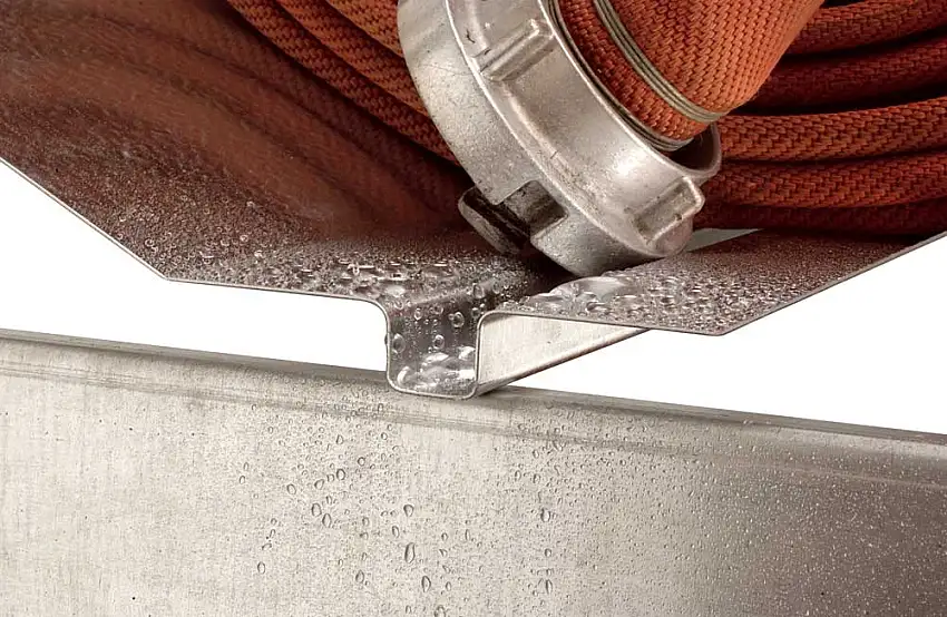 Zusatzebene für Feuerwehr-Schlauchregal Stecksystem MAGNUS Made in Germany | BxT 100x50cm | Fachlast 125kg | Verzinkt