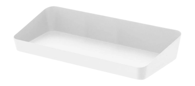 Aufbewahrungsbox Yamazaki Tower White Large