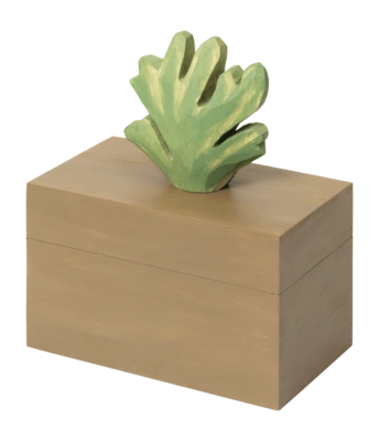 Aufbewahrungsbox Ferm Living Harbour Coral Mistletoe/Tan