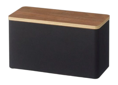 Aufbewahrungsbox Make Up Yamazaki Rin Black
