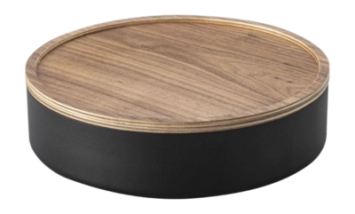 Aufbewahrungsbox mit Deckel Yamazaki Rin Black Black