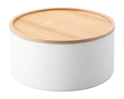 Aufbewahrungsbox mit Deckel Yamazaki Rin White White