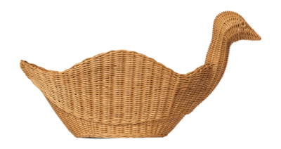 Aufbewahrungskorb Ferm Living Bird Braided Natural