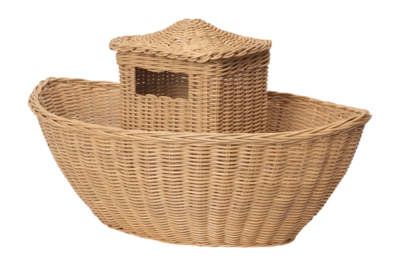 Aufbewahrungskorb Ferm Living Braided Ark Natural
