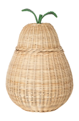 Aufbewahrungskorb Ferm Living Pear Braided Large Natural