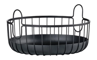 Aufbewahrungskorb Zone Denmark Basket Black 22 x 8 cm
