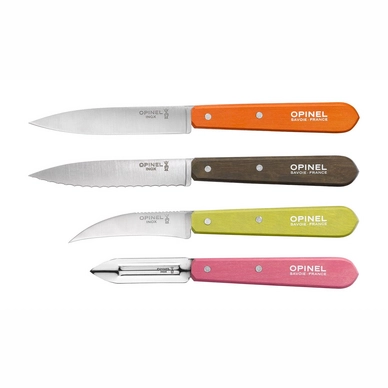 Küchenmesserset Farbig Opinel 4-teilig