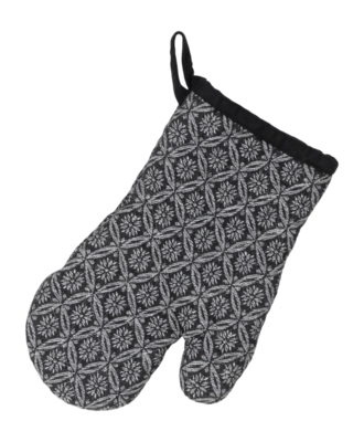 Ofenhandschuh Kela Gianna Pattern Schwarz