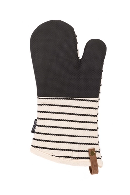 Ofenhandschuhe Tiseco Home Studio Sherlock Cable Black (2er-Set)