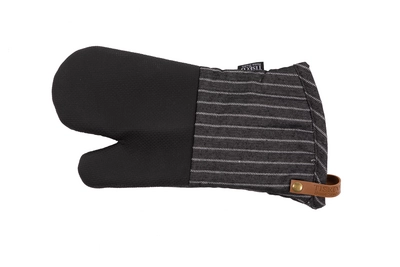 Ofenhandschuhe Tiseco Home Studio Sherlock Stripe Black (2er-Set)