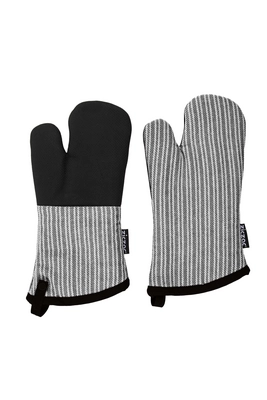 Ofenhandschuhe ZicZac Venton Black / Grey (2er-Set)