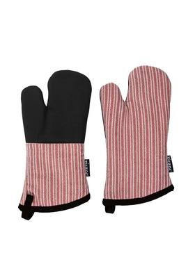 Ofenhandschuhe ZicZac Venton Red / Black (2er-Set)