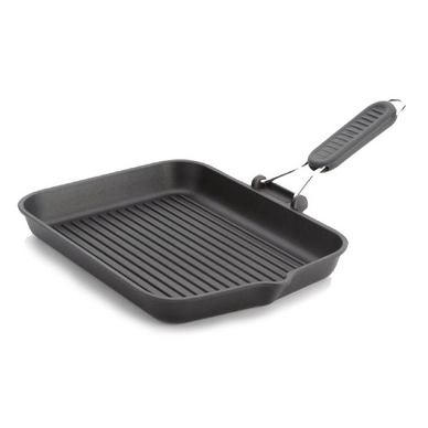 Grillpfanne Risoli Saporelax Induktion 36 x 26 cm Anthrazit