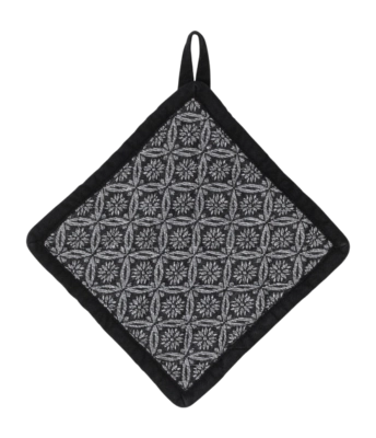 Topflappen Kela Gianna Pattern Schwarz