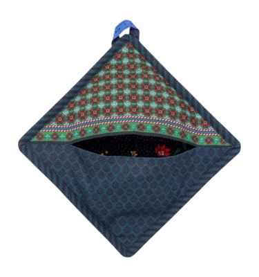 Topflappen Pip Studio Berry Blues Blue 22 x 22 cm (2er-Set)