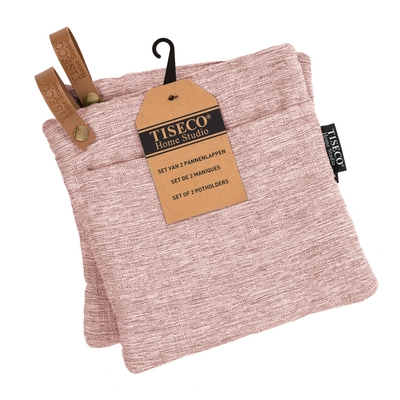 Topflappen Tiseco Home Studio Hercules Burnt Brick (2er-Set)