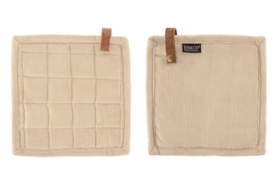Topflappen Tiseco Home Studio Velmar Beige (2er-Set)