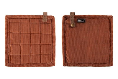 Topflappen Tiseco Home Studio Velmar Cognac (2er-Set)