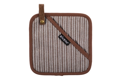 Topflappen ZicZac Venton Brown (2er-Set)