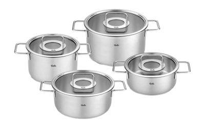 Topf-Set mit Glasdeckeln Fissler Pure Collection (4-teilig)