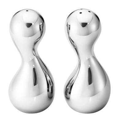 Pfeffer- und Salzstreuer Georg Jensen Cobra Rostfreier Edelstahl