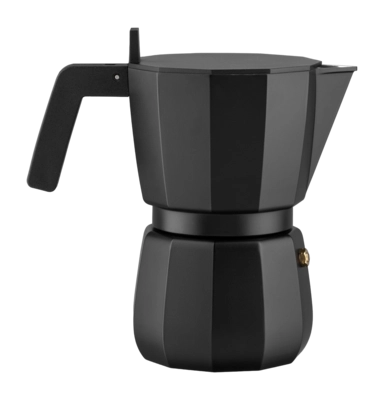 Espressokanne Alessi Moka 6-Tassen Black