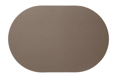 Tischset ASA Selection Relevo Oval Firewood Brown