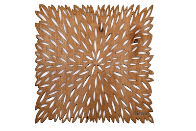 Tischset ZicZac Birch Pinnate Leaves Walnut