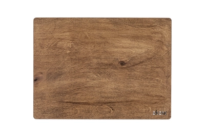 Tischset ZicZac Birch Rechteckig Dark Brown