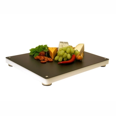 3 Schneidebrett Ersatzauflagen (28 x 28 x 2 cm) Schwarz