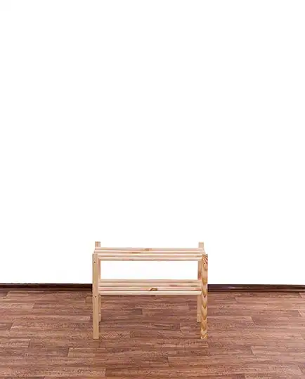 Holzregal TIMBERCRAFT | HxBxT 50x65x28,5cm | Fachlast 35kg | 2 Fachboden | 1,4cm dickes Kiefernholz | Natur