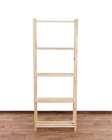 Holzregal TIMBERCRAFT | HxBxT 170x65x28,5cm | Fachlast 35kg | 5 Fachboden | 1,4cm dickes Kiefernholz | Natur