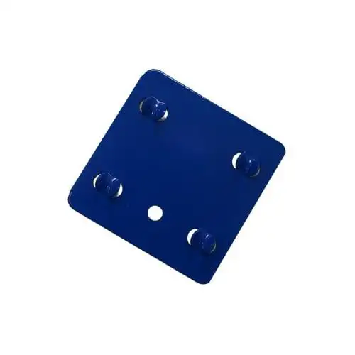 Regalverbinder für das Schwerlastregal BISON | Stecksystem | 2 Stück | Blau